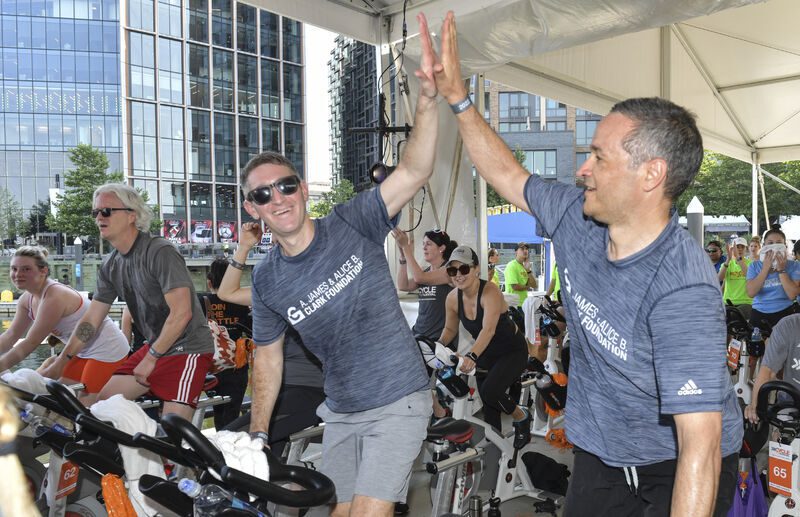 The A. James & Alice B. Clark Foundation was proud to participate in this month’s Cycle for Survival Washington #DC ride.