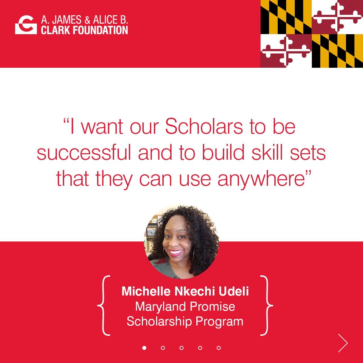 The Maryland Promise Scholarship Program #MPP cultivates the next generation of leaders and community change agents