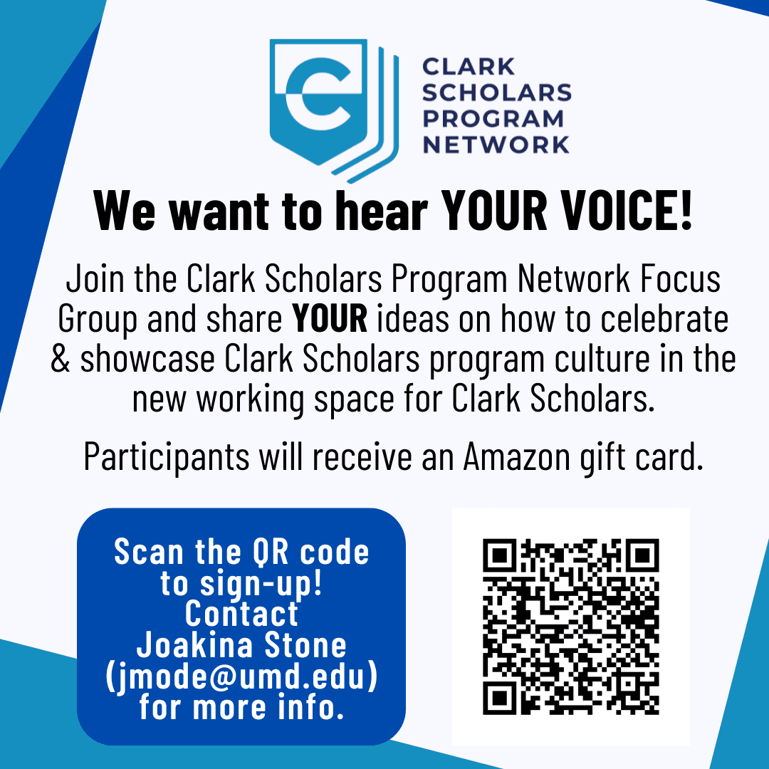 Clark Scholars Program Network Focus Group